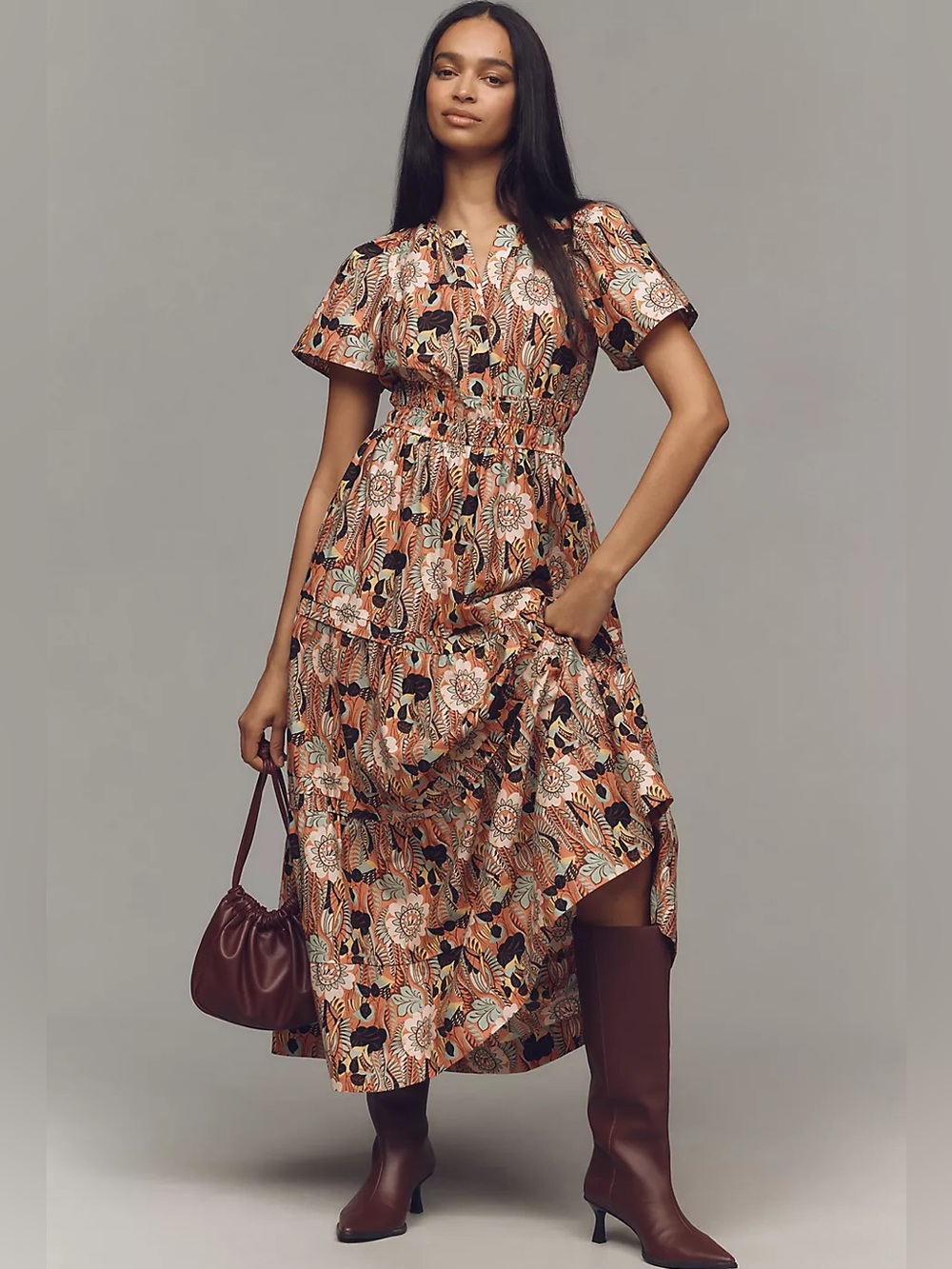 NWT Anthropologie The Somerset Maxi Dress Size 2X - Picture 5 of 8